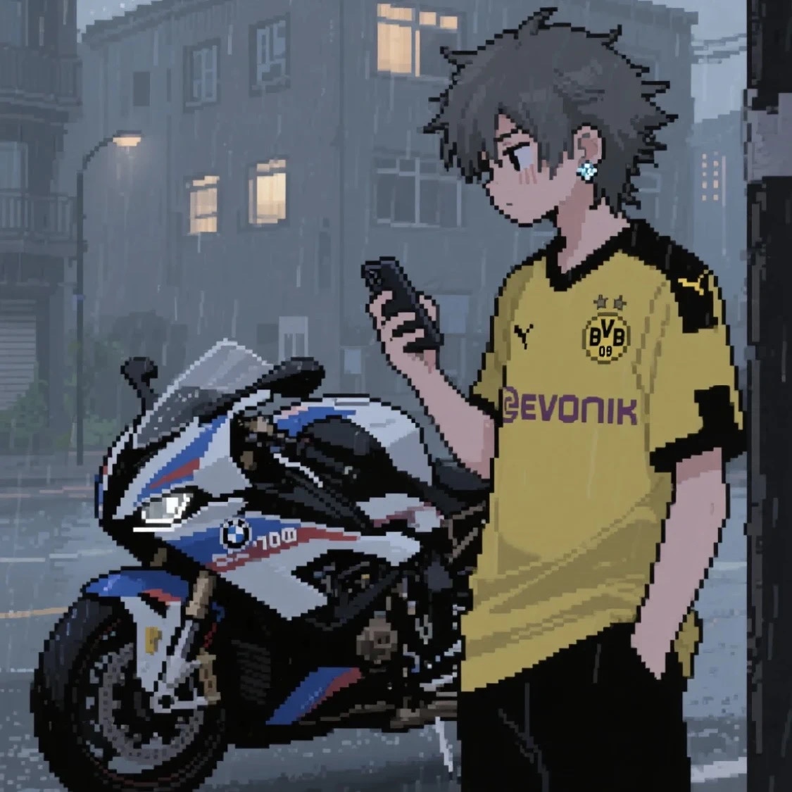 足球像素风头像